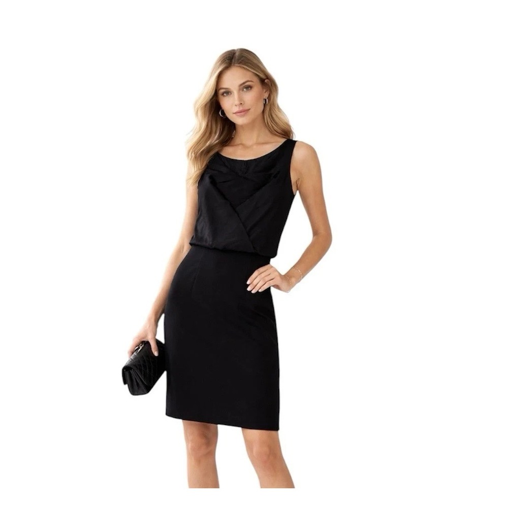 Moschino Cheap and Chic Silk Blend Knee Length Formal Sleeveless Dress Size 6